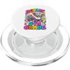 Bright Back to School Days Rollin Into 5th Grade, pattino a rotelle retrò, torna a scuola PopSockets PopGrip per MagSafe