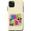 Funny Eighties 80s Costume Party Back to Custodia per iPhone 11 Pro Max Back to 80s Nostalgia Roller Skate Boombox Cassette Anni Ottanta