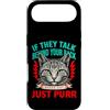 Cat Lover Owner Pet Custodia per iPhone Air Se parlano alle tue spalle, parla gatto e fai le fusa