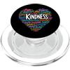 Care Inclusion Unity Hope Encouragement Gentilezza Compassione Empatia Rispetto Parole positive Cuore PopSockets PopGrip per MagSafe