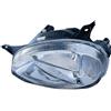 PROPOSTEONLINE Fanale Proiettore realizzato per Opel CORSA/COMBO dal 1993 al 2000 lato conducente H4 alogeno Parabola cromata 90444786