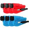 RESQME The Original Emergency Keychain Car Escape Tool, 2-in-1 Seatbelt Cutter and Window Breaker, Made in USA, Red, Compact Emergency Hammer