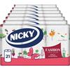 Nicky Fashion, 21 Rotoli di Carta Cucina a 3 Veli | 50 Soffici Fogli, 3 Diverse Fantasie per un Mix&Match, Massima Bellezza ed Assorbenza, Carta 100% Certificata FSC
