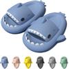 IDEINER Ciabatte Squalo Donna Uomo Shark Slippers Divertenti Taglia 36-47 | Pantofole Squalo Estive Open Toe Sharky Slides Antiscivolo Cloud Sharko Divertenti Sandali Adulto Unisex