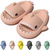 IDEINER Ciabatte Squalo Donna Uomo Shark Slippers Divertenti Taglia 36-47 | Pantofole Squalo Estive Open Toe Sharky Slides Antiscivolo Cloud Sharko Divertenti Sandali Adulto Unisex