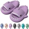 IDEINER Ciabatte Squalo Donna Uomo Shark Slippers Divertenti Taglia 36-47 | Pantofole Squalo Estive Open Toe Sharky Slides Antiscivolo Cloud Sharko Divertenti Sandali Adulto Unisex
