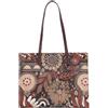 YNOT? Borsa Shopping Ikebana Stampa rigida