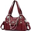 Makukke Y2K Borsa Tote Gotica Vintage Punk Borsa a Tracolla Con Catene | Borsa a Tracolla Multitasche per Donne Universitarie per Tutti i Giorni