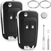 TXErfolg 2 Pezzi Guscio Chiave Auto 2 Tasti per Opel Adam Astra J Insignia Meriva B
