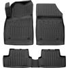 SCOUTT Tappetini Auto in Gomma Su Misura per Opel Astra J 2009-2015, Set da 4 Pezzi, Tappeti 3D Design con Bordo Alto, Inodore, Qualità Premium