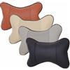 IMIKEYA Cuscino Cotone Poggiatesta in Nero Traspirante Auto per Collo | Supporto Confortevole, Design Ergonomico, Rilassa i Muscoli, per Sedile Auto e Viaggi Lunghi