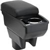 OYHCM Bracciolo centrale per Suzuki Swift 2005-2026,Vano porta telefono | Per Suzuki Swift Bracciolo, Vano porta telefono, Portabicchieri, Doppio vano portaoggetti, Coperchio scorrevole, Pelle PU
