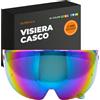 Everalo Visiera per Casco Ruroc Atlas 3.0 - Atlas 4.0 | Lente di ricambio Esclusiva, Compatibile con lente Antifog Originale