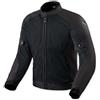 REV'IT! Revit Torque 3 H2O Giacca tessile da motocicletta impermeabile, nero, L