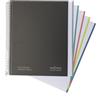 NAVIGATOR Office Paper Solutions Navigator | Quaderno multiassegatura a4+ | Quadricola 5x5 | Copertina extra | Nero | 5 Bordo Colore | 80 g | 120 fogli microforati 4 trapani | Spirale Coil-Lock | Carta Premium Writing