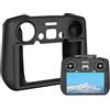 Generic SanSixi Custodia Protettiva Compatibile con il Telecomando DJI AIR 3 con Versione Schermo, per DJI RC 2 Custodia in Silicone Antigoccia e Antipolvere (Black)