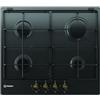 Indesit TH 642/I AN - Piano cottura a gas, n° 4 fuochi, 58x47 cm, colore Antracite