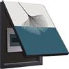 Generic Quadro Elettrico Decorativo con Cornice Nera, Rivestimento Artistico a Parete per Contatore, Adatto a Soggiorno, Camera da Letto e Sala da Pranzo