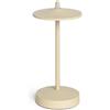 LEDKIA LIGHTING Lampara da Tavolo LED Portatile per Esterni con Batteria USB Ricaricabile Milevani Beige