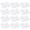Goktvai 12pz Supporti per Specchi da Pavimento, in Acrilico Senza Bisogno di Forare Specchi a Figura Intera Staffe Supporto Stabili per Bagno Camera Letto e Soggiorno (Trasparenti)