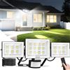 uifame 100W Faretto LED da Esterno con Sensore di Movimento, Lampada da Parete Esterno IP65 6500K con Telecomando, Faro LED Esterno per Giardino Garage Cortile