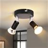Laittiin Faretto da soffitto a 2 luci, nero - faretti da soffitto GU10,