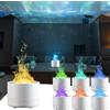 IGUGI 4 in 1 Diffusore di Oli Essenziali,Diffusore Profumo Ambiente con Proiettore LED 7 Colori,Ultrasuoni Diffusore di Aroma,Diffusore di Aromi,Umidificatore Ambiente,spegnimento automatico,200 ml