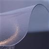 Zhaomi Copritavolo Trasparente Satinato,Copritavolo Trasparente Smerigliato 1,5,Copritavolo in PVC Impermeabile,Copritavolo in Plastica per Tavolo da Pranzo,Tovaglia Trasparente (45x110cm/18x43in)