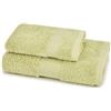 Zucchi Solotuo - Set Asciugamani Da Bagno Viso e Bidet, Spugna di Cotone 560 gr Coppia Asciugamani da Bagno Grande con Ospite (SABBIA)