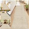 HaeBnug Tappeto Antiscivolo per Corridoio, Tappeto Passatoia Cucina 70 x 250 cm Beige Tappeto per corridoio Lavabile in Lavatrice Tappeti Runner Ingresso Tappeto Lungo per Cucina Bagn e Soggiorno