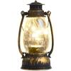 xitoio Lanterna vintage a LED | Batteria o cablata | Fiamma tremolante per la decorazione della tavola (A)