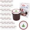MamboCat Set di 50 vasetti in vetro da 350 ml con coperchio twist-off, per conserve di Natale + 82 coperchi + ricettario 0 I barattoli per conservare e conservare