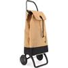 Rolser Carrello Portaspesa Rolser I-Max Yute Bi 2 ruote - Natural Nero