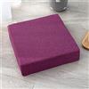 FANSU Cuscino per Seduta in Memory Foam Comfort, per Supporto Lombare e Yoga, per Fianchi, Coccige, Sgabello da Bar, Adatto per Casa, Seggiolino Auto, Sedia da Ufficio (50X50x5cm,Viola Scuro)