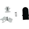 BEAZOOM Pulsante di rilascio del coperchio inferiore per aspirapolvere Dreame T10 T20 T30 R10 R20 G9 G10, parte di ricambio in plastica trasparente
