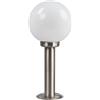 Lindby Lampada da esterni dimmerabile (Moderno) colore Grigio, lampioncino paletto luminoso lampada viale lampione