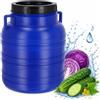 KADAX Grande Barile in Plastica, Tanica con Coperchio per Conservazione degli Alimenti, Fusto in HDPE con Bocca Larga, Contenitore per Acqua (20 L)