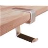DANXQ Scrivania da ufficio in alluminio gancio a morsetto da scrivania supporto per cuffia/gancio da zaino/Fornisce un posto comodo per appendere auricolare o borsa (FOR 2CM BOARD)