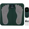 Kronabelle Massaggiatore plantare per neuropatia con telecomando wireless, tappetino per agopressione piede verde ricaricabile, terapia a impulsi, include unità principale, telecomando, cavo di ricarica USB
