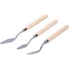 LICAEVEY Set di 3 Spatole per Pittura Olio, Coltello per Impasto con