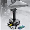 Generic Stazione di saldatore con temperatura regolabile 0-450℃, illuminazione a LED, estrattore fumi 150W, filtrazione a 4 fasi, velocità regolabile, stazione di saldatura 75W