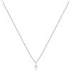 Morellato Collana Donna in Argento 925 riciclato, Zirconi, Collezione DONO, Croce - SAZL03