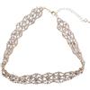 CTIRCHIU Collana in Rhinestone per Donne, Decorazioni, per Compleanni e Matrimoni