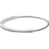 PANDORA Signature - Bracciale I-D con pavè, in argento sterling, con pietre di zirconia cubica incolori