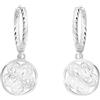 SOFIA MILANI - Orecchini da Donna in Argento 925 - Orecchino Pendente a Fiore Cerchio - E3029