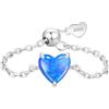 KristLand Anello Catena Opale Argento 925 Donna