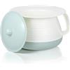 Homoyoyo Vaso da camera per adulti e donne con coperchio, contenitore portatile per pipì e secchio per urina con manico, ideale per emergenze, campeggio e comodino, comodo e pratico