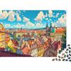 X9E3L7M6N Praga 1000 Pezzi Puzzle Legno Per Adulti Paesaggio Urbano Di Praga Antistress,Regalo Personalizzato,Collezione Arte Classica,Compact Box Idea E Donna 1000pcs (75x50cm)