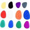 SEASJHBAY 12 pietre sensoriali anti stress, 6 texture, Fidget Toys bambino adulto, Fidget Tdah silicone medico, giocattolo anti stress sensoriale per autismo ansia, oggetto anti stress per adulti portatile