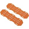 KEEDA 2 pezzi Sabbia Scale di montagna Accessori per 1:10 RC Crawler Auto Axial SCX10 D90 CC01 Redcat Gen8 MST Traxxas TRX4 TRX6 (Arancione, B)